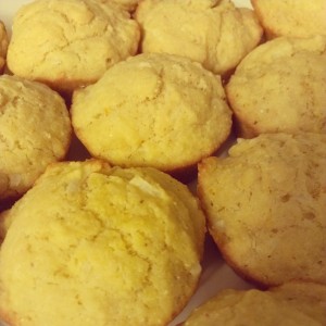 orange cornmeal muffins